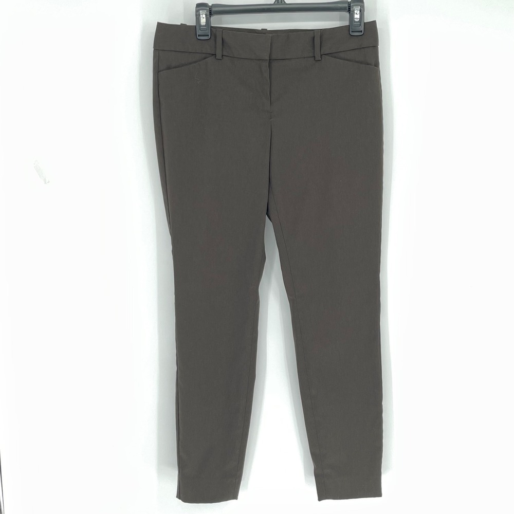 The Limited Exact Stretch Skinny Dress Pants Brown Professional Trousers 6R